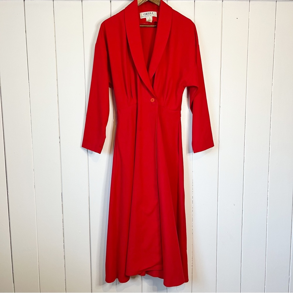 Vintage Red Maxi Dress